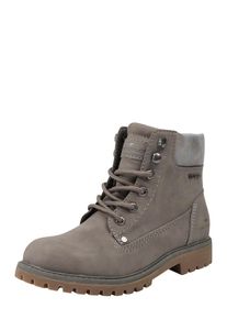Tom Tailor, Damen Schnürstiefel, Grau