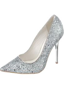 Buffalo, Damen Pumps, Silber