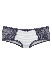 Lascana, Damen Panty, Navy / Grau