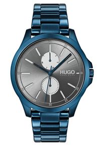 Hugo, Herren Uhr 'Jump Casual 1530006', Blau / Silbergrau
