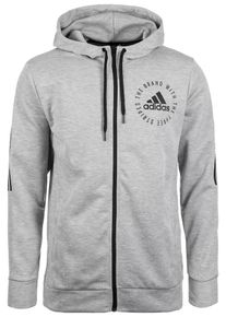 adidas Performance, Herren Jacke 'Sport ID', Grau / Schwarz