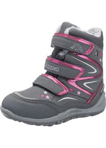 Kappa, Mädchen Winterstiefel 'STELLAR TEX', Grau / Pink