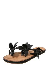 Inuovo, Damen Zehentrenner, Schwarz