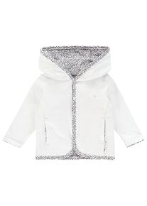 Noppies, M&auml;dchen Strickjacke 'Haye', Schwarz / Wei&szlig;