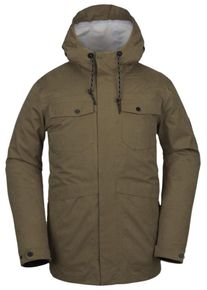 Volcom, Herren Funktionsjacke 'V.Co 3L Rain', Oliv