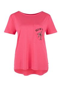 Q/S Designed By, Damen T-Shirt, Pink