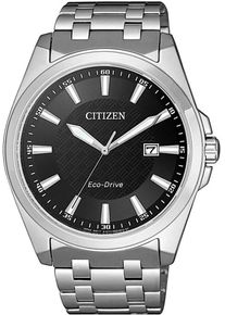 Citizen, Herren Solaruhr 'BM7108-81E', Schwarz / Silber