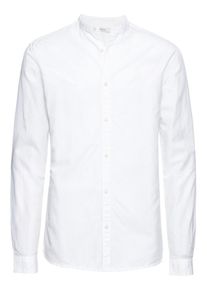 Jack & Jones JACK & JONES, Herren Hemd 'JPRSUMMER MAO SHIRT L/S STS', Weiß