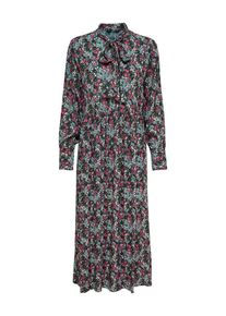 Only, Damen Maxikleid, Beige / Grün / Pink