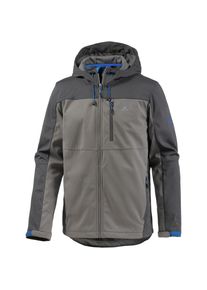 O.C.K. OCK, Herren Softshelljacke , Hellgrau / Dunkelgrau