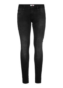 Tommy Hilfiger, Herren Jeans 'LEWIS HAMILTON BLACK STONE JEAN', Black Denim