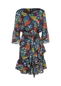 SET, Damen Wickelkleid, Oliv / Mischfarben