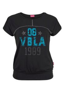 Venice Beach, Damen Funktions-T-Shirt, Schwarz