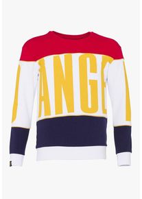 PLUS EIGHTEEN, Herren Sweatshirt, Mischfarben / Rot