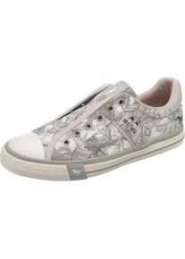 Mustang, Damen Sneakers Low, Grau / Weiß