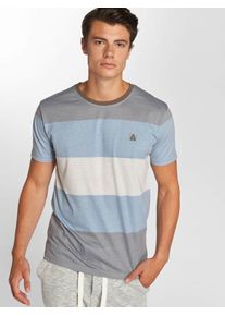 Just Rhyse, Herren T-Shirt 'Seaside', Beige / Hellblau / Grau