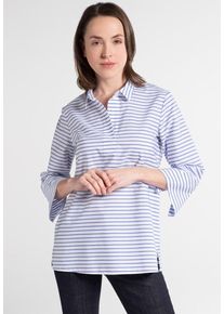 Eterna, Damen Bluse, Royalblau / Weiß