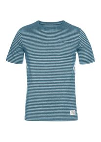 Vaude, Herren T-Shirt 'Arendal II', Rauchblau / Wei&szlig;