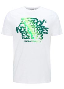 PETROL INDUSTRIES, Herren T-Shirt, Neongrün / Weiß