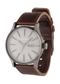 Nixon, Damen Armbanduhr 'Sentry', Braun / Silber