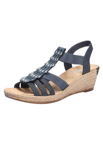 Rieker, Damen Sandalette, Marine