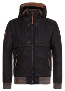 Naketano, Herren Winterjacke, Schwarz