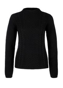 s.Oliver RED LABEL, Damen Strickpullover, Schwarz