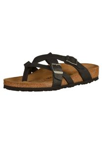 Birkenstock, Damen Sandalen 'Temara', Braun / Schwarz
