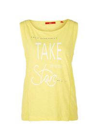 s.Oliver RED LABEL, Damen Tanktop, Gelb
