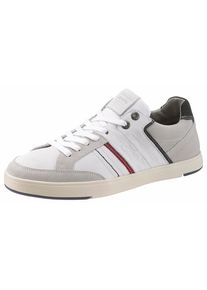 Levi's LEVI'S, Herren Sneaker 'Beyers', Grau / Rot / Wei&szlig;