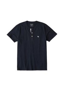 Abercrombie & Fitch Abercrombie & Fitch, Herren Shirt 'SS HENLEY NEUTRAL', Navy