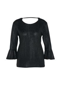 Sisters Point, Damen Langarmshirt 'GORDY', Schwarz