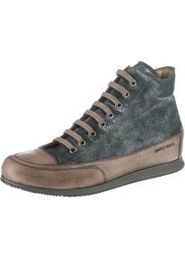 Candice Cooper, Damen Sneakers, Dunkelbeige / Grasgr&uuml;n