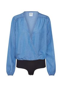 Only, Damen Bluse 'onlLAURA', Blue Denim
