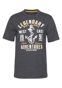 MAN'S WORLD Man's World, Herren Shirt, Basaltgrau