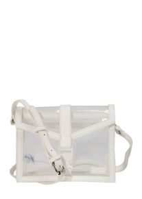 NA-KD, Damen Handtasche, Transparent / Naturwei&szlig;