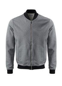 PHYNE, Herren Bomber, Graumeliert / Schwarz