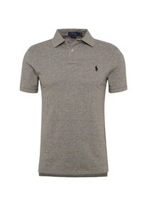 Polo Ralph Lauren, Herren Poloshirt 'SS SLIM FIT-SHORT SLEEVE-KNIT', Grau