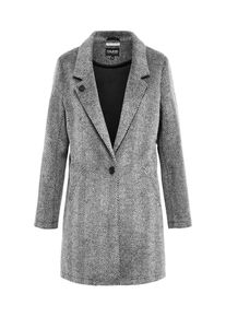 Funky Buddha, Damen Mantel, Grau / Schwarz