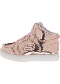 Skechers, Mädchen Sneakers mit LED-Sohle, Rosegold