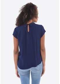 Kaporal5 Kaporal, Damen Bluse Vrall mit Bubikragen, Blau