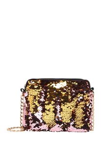 Pieces, Damen Umh&auml;ngetasche 'Pckaden', Gold / Ros&eacute;