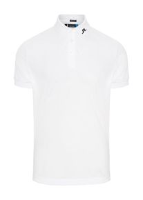 J. Lindeberg J.Lindeberg, Herren Poloshirt 'KV TX Jersey', Schwarz / Wei&szlig;