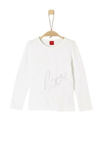 s.Oliver Junior, Mädchen Longsleeve, Weiß