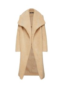 Missguided, Damen Mantel 'WATERFALL TEDDY COAT', Creme