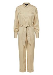 Selected Femme, Damen Jumpsuit, Camel