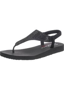 Skechers, Damen Riemchensandalen, Schwarz
