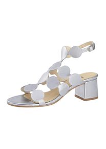 Heine, Damen Sandalette, Silber