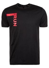 Under Armour, Herren Laufshirt 'Run Tall Graphic', Schwarz