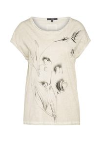 tigha, Damen T-Shirt 'Hummingbird', Creme